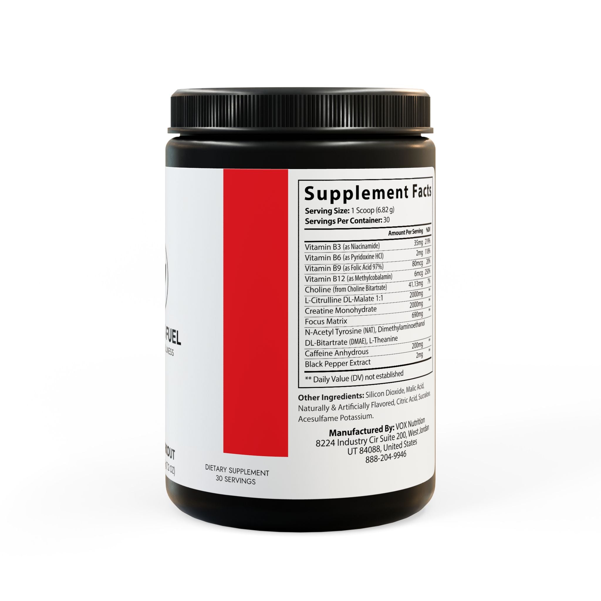 Thrive and Fuel Pre-Workout , Fruit Punch (204g, 7.1oz)