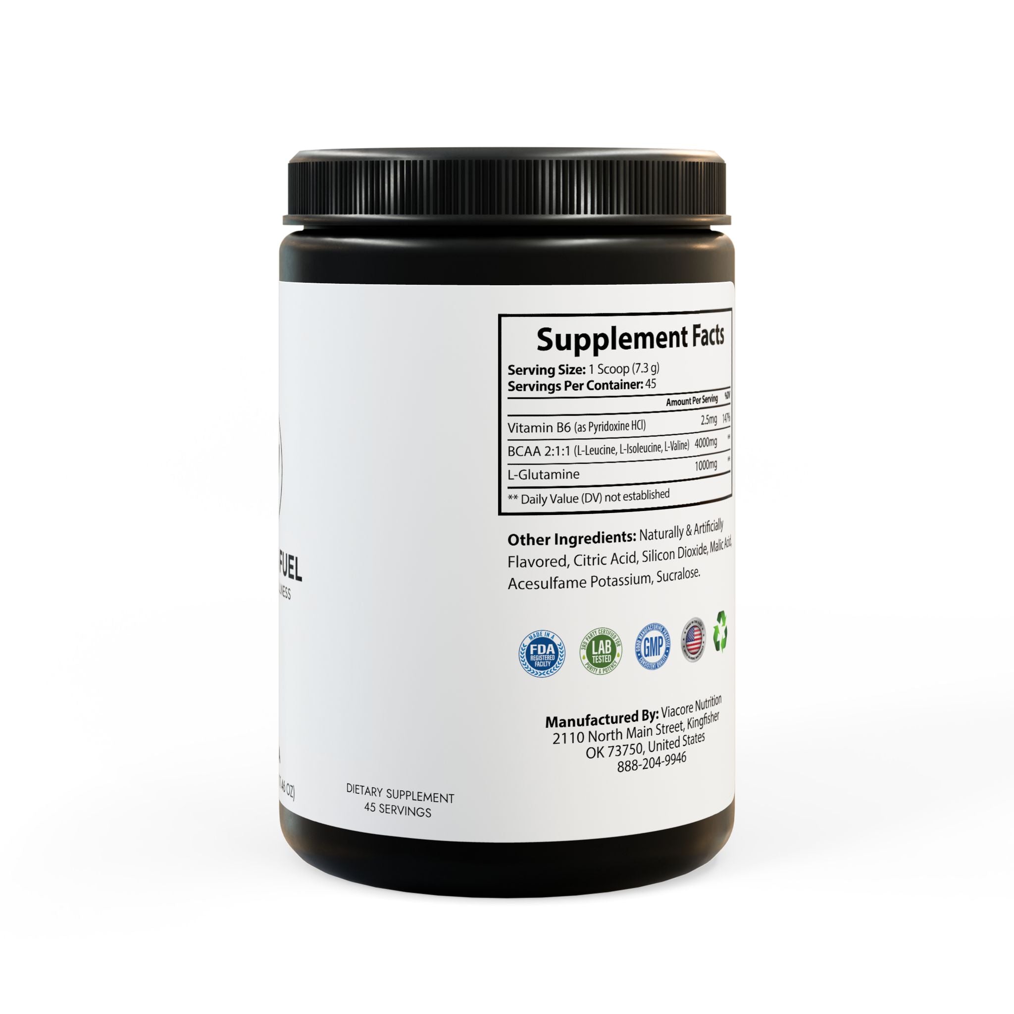 Thrive & Fuel BCAA Supplement, Watermelon (325g, 11.46oz, 45 servings)