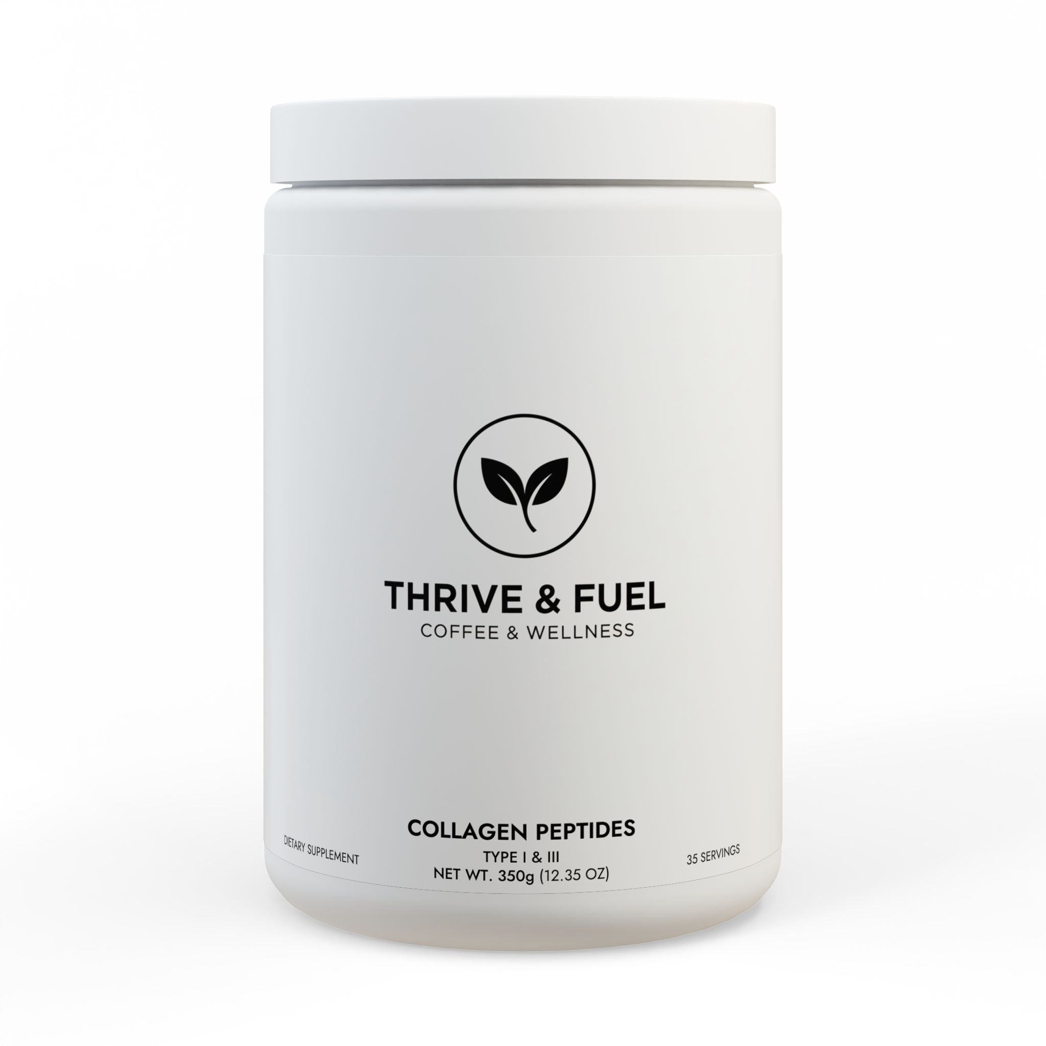 T &F Collagen Peptides Type I & III Supplement (350g, 12.3oz)